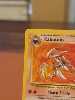 Kabutops - 24/62 - Pokemon Fossil Unlimited DMG CREASED - Image 2