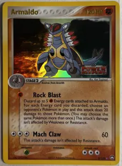 Armaldo 3/108 Reverse Holo Stamped 2007 EX Power Keepers Pokemon TCG NM - Image 1