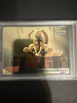 1999 Topps Pokemon Movie Edition Conscious./ Congrat-foil #3 Mewtwo PSA 9 - Image 3