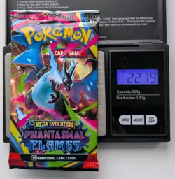 Phantasmal Flames Booster Pack - Heavy 22.79g - Sealed - Pokemon Mega Evolution - Image 1