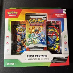 Pokemon First Partner Illustration Collection Series 1 Promo Box - Image 1