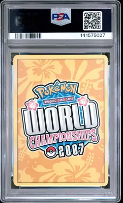 2007 POKEMON WORLD CHAMPIONSHIPS PROMO LEGENDARY ASCENT JOLTEON-GOLD STAR PSA 5 - Image 2