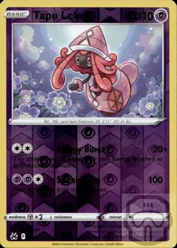 Tapu Lele 064/159 Holo R Crown Zenith Pokemon Reverse Holo NM/M - Image 3