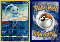 Manaphy 024/072 R Shining Fates Pokemon Reverse Holo NM/M - Image 2