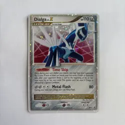 Pokemon TCG Dialga LV.X Blackstar Promotional Holo Card DP17 - Image 1