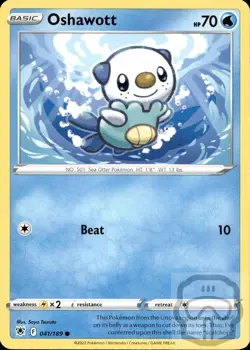 Oshawott 041/189 C Astral Radiance Pokemon LP - Image 3