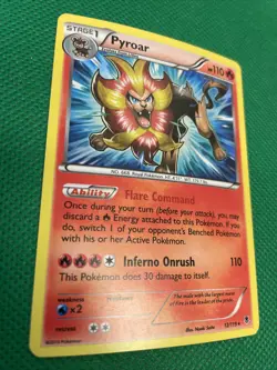 Pyroar - 12/119 - Rare Holo Pokemon Card XY Phantom Forces - Image 2