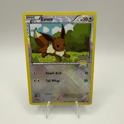 Pokemon TCG Eevee 84/108 City Championships Crosshatch Holo - Image 1
