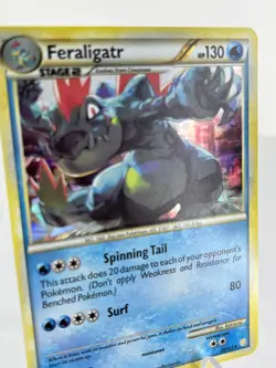 Feraligatr 20/123 - Heart Gold Soul Silver - Cracked Ice Holo - Pokemon - LP - Image 2