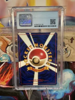 POKEMON 1997 ROCKETS HITMONCHAN JAPANESE GYM HEROES CGC 9 - Image 4