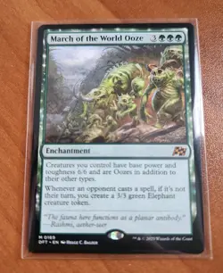 Magic MTG March of the World Ooze DFT 0169 Regular Mythic - NM condition - Image 1