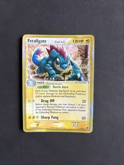 Pokemon TCG Feraligatr 2/101 (Delta Species) EX Dragon Frontiers Holo Holo Rare - Image 1