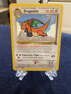 DRAGONITE Black Star Promo 5 1999 WB Pokemon The First Movie WOTC Vintage - Image 1