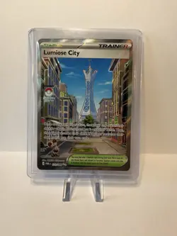 Pokemon Lumiose City 111/088 TCG POR Set Foil Trainer-Stadium Rare English - Image 1