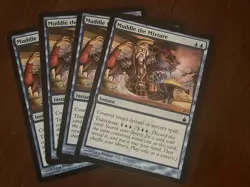 MUDDLE THE MIXTURE MTG RAVNICA CITY OF GUILDS COMMON X4 LIGHT PLAY - Image 1