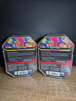 Pokemon TCG: Mega Charizard X & Mega Charizard Y Tin Set Of 2 - Fast Dispatch - Image 4
