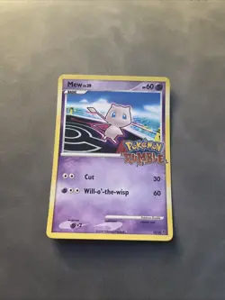 Mew 10/16 Pokemon Rumble Promo Pokemon Card LP - Image 1