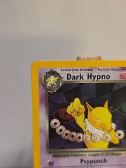 Dark Hypno Team Rocket Holo 9/82 Pokemon TCG LP - Image 2