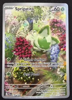 Pokemon Sprigatito 196/193 Illustration Rare Paldea Evolved Near Mint Holo IR - Image 2