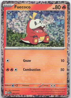 Pokemon : Fuecoco McDonald's Collection 2023 002/015 : holo P - Image 1