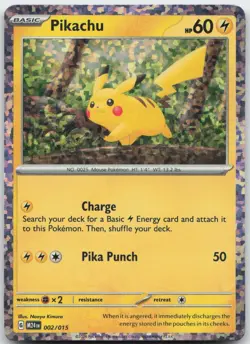 Pokemon : Pikachu McDonald's Promos 2024 002/015 : Holo P - Image 1