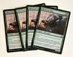 Silkweaver Elite (4) Aether Revolt NM MTG Magic the Gathering - Image 1