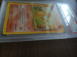 1999 Pokemon German Base Set 1st Edition Glumanda Charmander 46/102 PSA 7 NM WOT - Image 3
