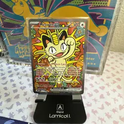 Pokemon TCG Meowth EX 121/088 Special Illustration Rare Perfect Order SIR-NM - Image 1