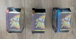 Pokemon Hidden Fates GX Tins Set of 3 - Charizard, Gyarados, Raichu New & Sealed - Image 4