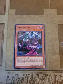 YUGIOH VAMPIRE LADY LCJW-EN196 COMMON 1ST ED NM - Image 1