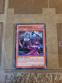 YUGIOH VAMPIRE LADY LCJW-EN196 COMMON 1ST ED NM - Image 2