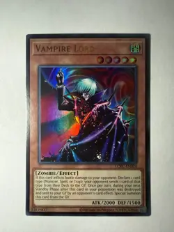 Vampire Lord LCKC-EN024 Unlimited Ultra Rare Near Mint - Image 1