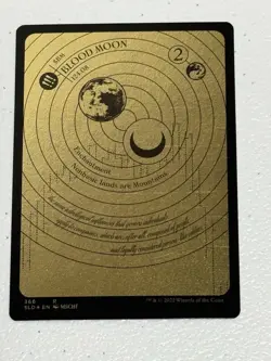 Blood Moon (366) - Etched - Gold Foil NM, English MTG Secret Lair Drop Series - Image 1