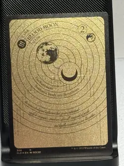 Blood Moon (366) - Etched - Gold Foil NM, English MTG Secret Lair Drop Series - Image 3