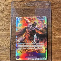 One Piece King Super Rare full Art Holo OP01-096 7000 Power - Image 1