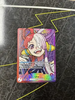 One Piece Uta OP06-001 AA Leader Wings of The Captain Alt Art NM - Image 1