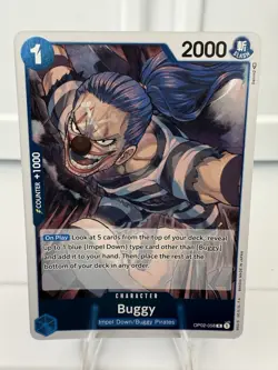One Piece Paramount War Buggy Foil OP02-058 NM Rare - Image 1