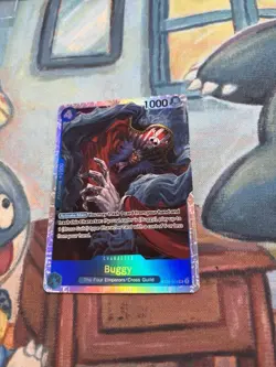 Buggy ST25-004 - One Piece TCG - Starter Deck 25 Blue NM Super Rare Foil English - Image 2