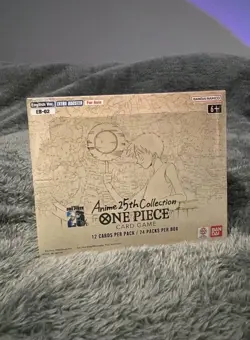 ONE PIECE EB-02 Anime 25Th Collection English Booster Box New Sealed For Asia - Image 1