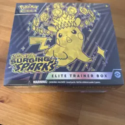 Pokemon TCG Scarlet & Violet Surging Sparks Elite Trainer Box Factory Sealed - Image 4