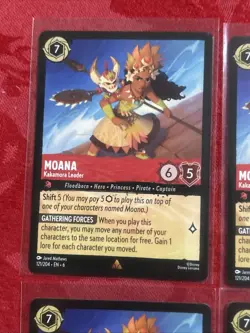 4x Disney Lorcana Azurite Sea - Moana - Kakamora Leader | 121/204 | NM | Rare x4 - Image 3