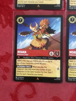 4x Disney Lorcana Azurite Sea - Moana - Kakamora Leader | 121/204 | NM | Rare x4 - Image 4