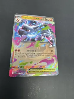Mega Charizard X EX Full Art 013/094 Pokemon Card NM/Mint - Image 2