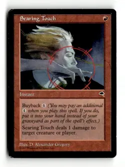 Searing Touch Tempest 201 LP pokemon card - Image 1