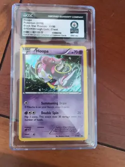 Pop One Super Rare Pokemon Card Hoopa XY Promo World Record Holder - Image 1