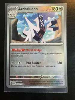 Archaludon (Master Ball Pattern) 070/131 Prismatic Evolutions Reverse Holo Card - Image 1