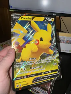 JUMBO CARD Pokemon Pikachu V JUMBO CARD - Image 1