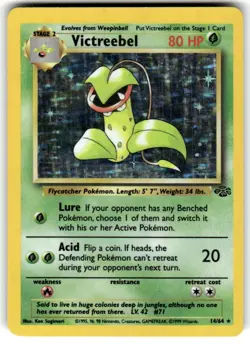 Victreebel #14 Holo Pokemon Jungle 1999 WOTC VLP Vintage Card - Image 1