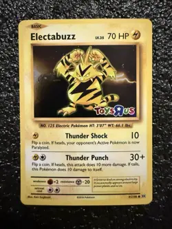 Electabuzz Toys R Us Promo Evolutions 41/108 Holo Promo Pokemon TCG Card - Image 1