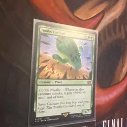Jumbo Cactuar 0191 MTG - FINAL FANTASY - Regular, Rare - Near Mint - Image 3